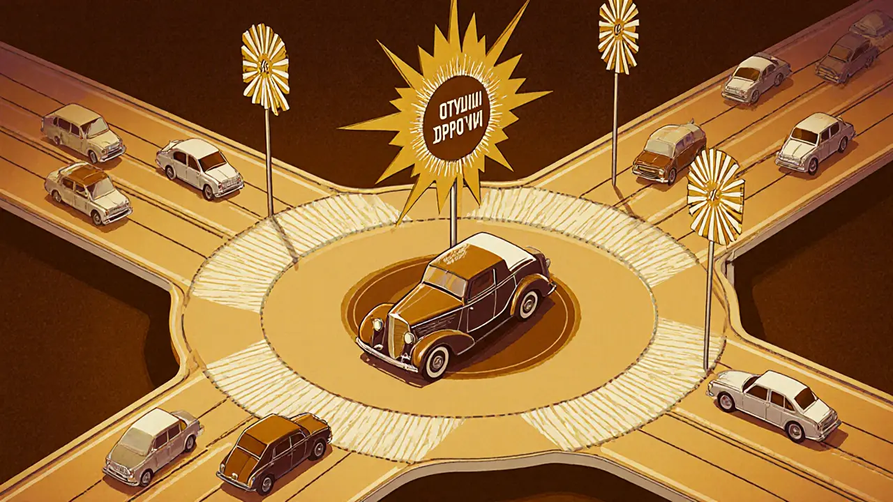 Круговое движение: правила въезда, съезда и перестроений