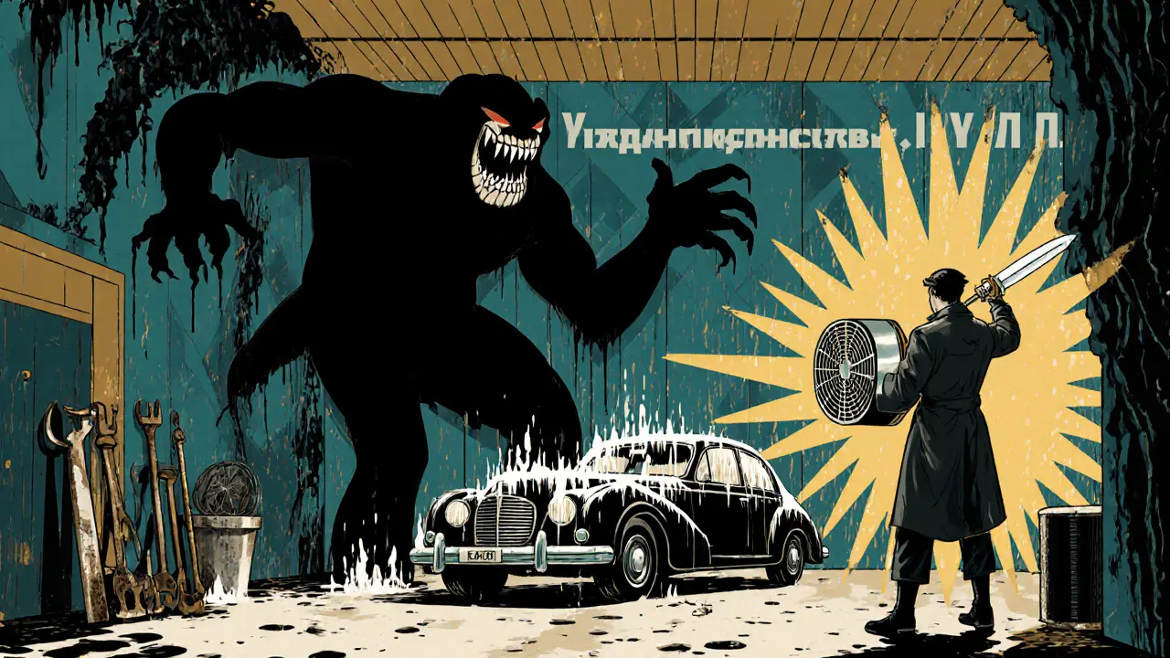 Как убрать сырость и плесень в гараже: пошаговое руководство