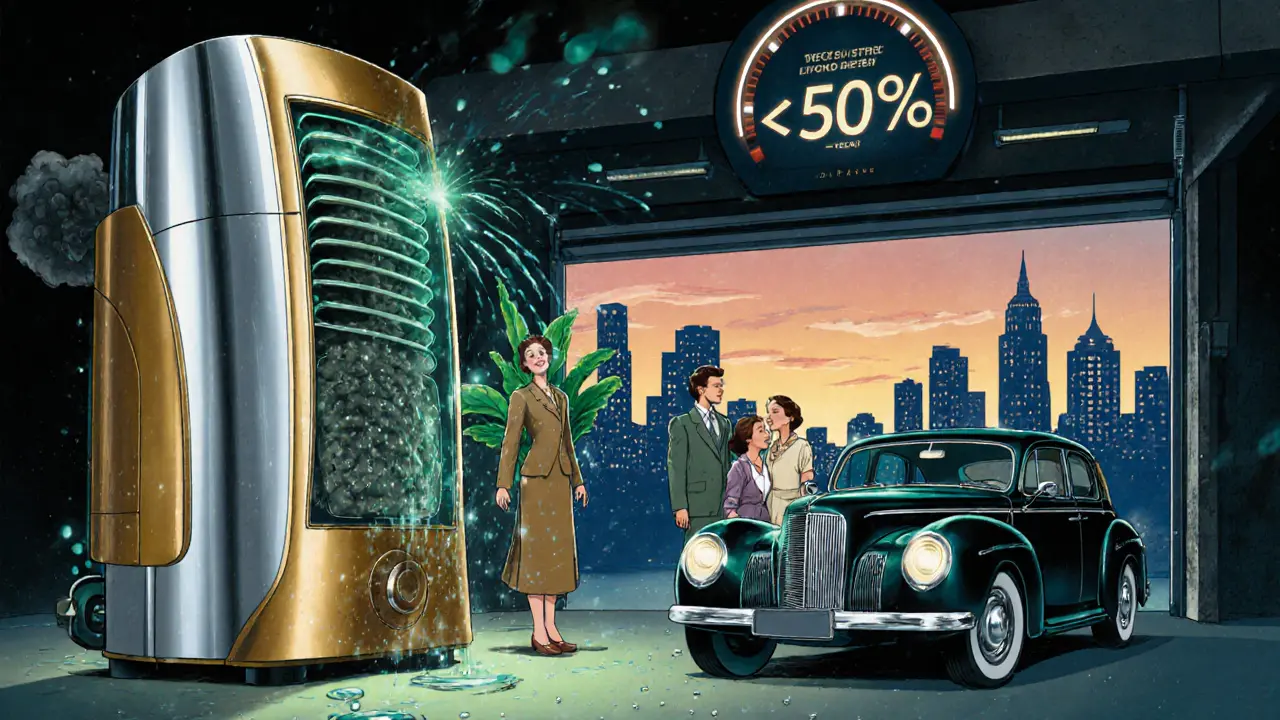 Промышленный осушитель очищает воздух в гараже, возвращая сухость и здоровье.