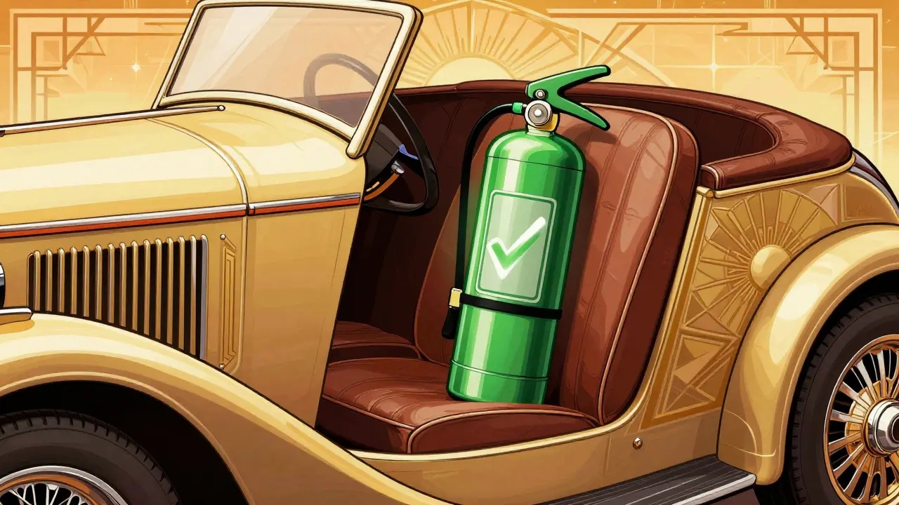 Огнетушитель в автомобиль: какие требования, типы и как правильно крепить