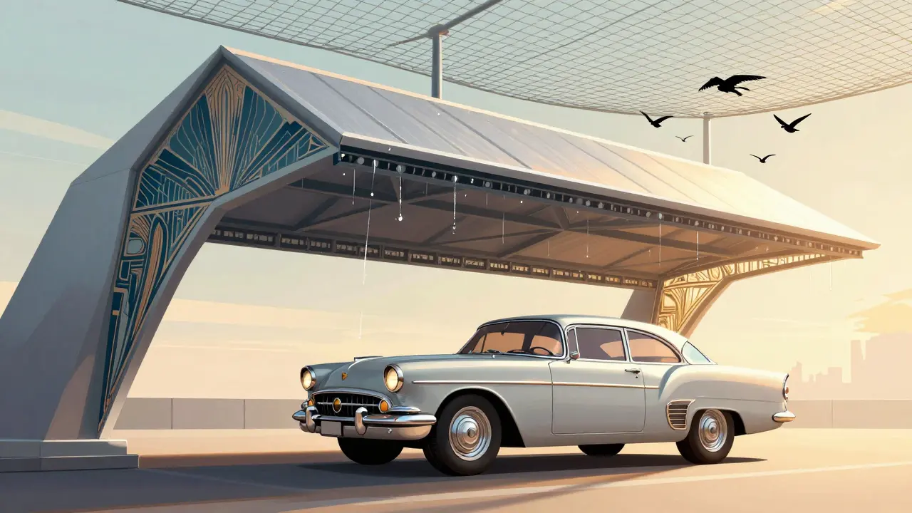 Стоянка под открытым небом: как защитить машину от дождя, снега и птичьего помета