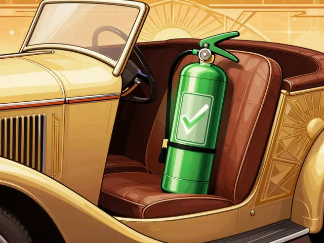 Огнетушитель в автомобиль: какие требования, типы и как правильно крепить