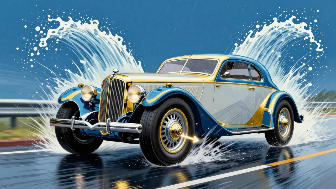 Направленный и асимметричный протектор: в чем разница на мокрой дороге