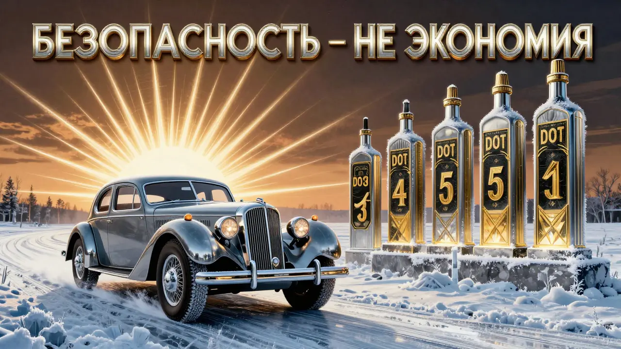 Тормозная жидкость DOT 3, DOT 4, DOT 5.1: как выбрать подходящую для вашего авто