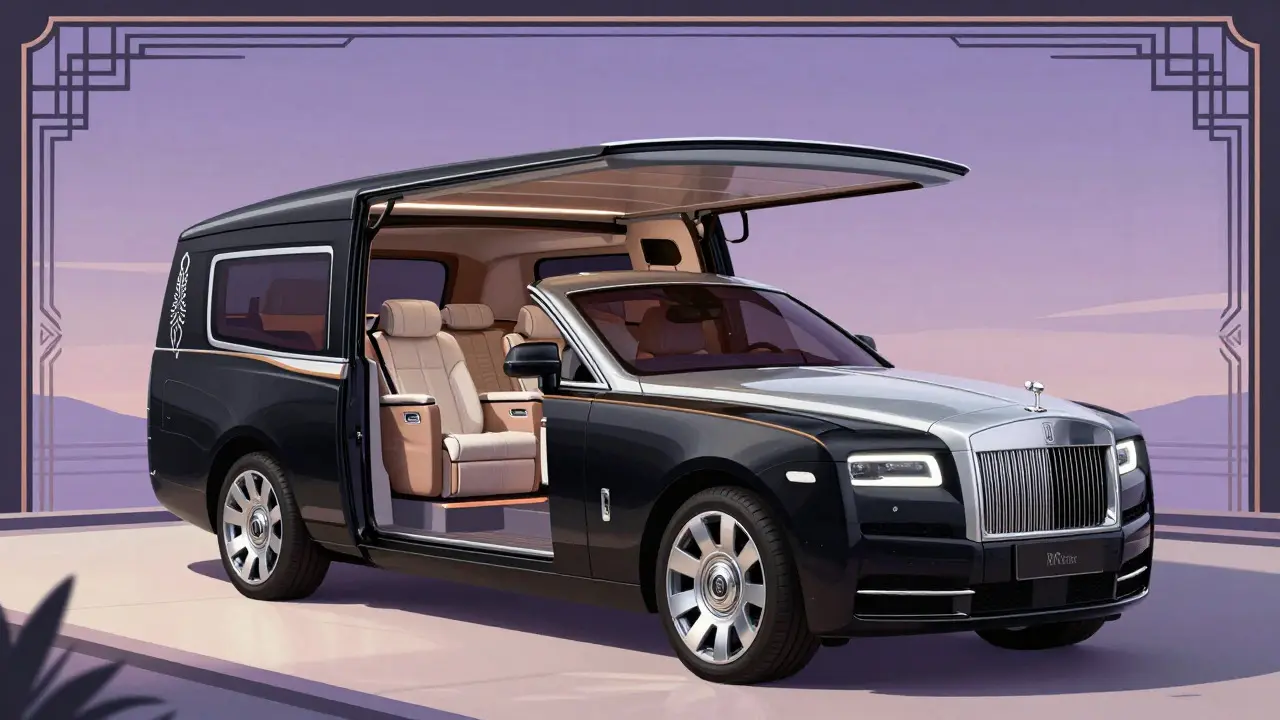 Роскошный кемпер Rolls-Royce с террасой в стиле ар-деко