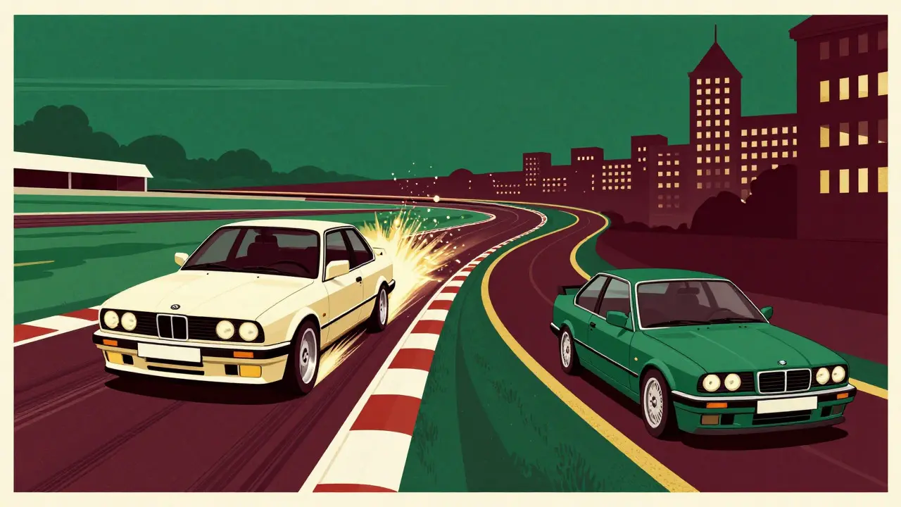 BMW E30 на треке и E36 в городе: выбор стиля жизни в ар-деко